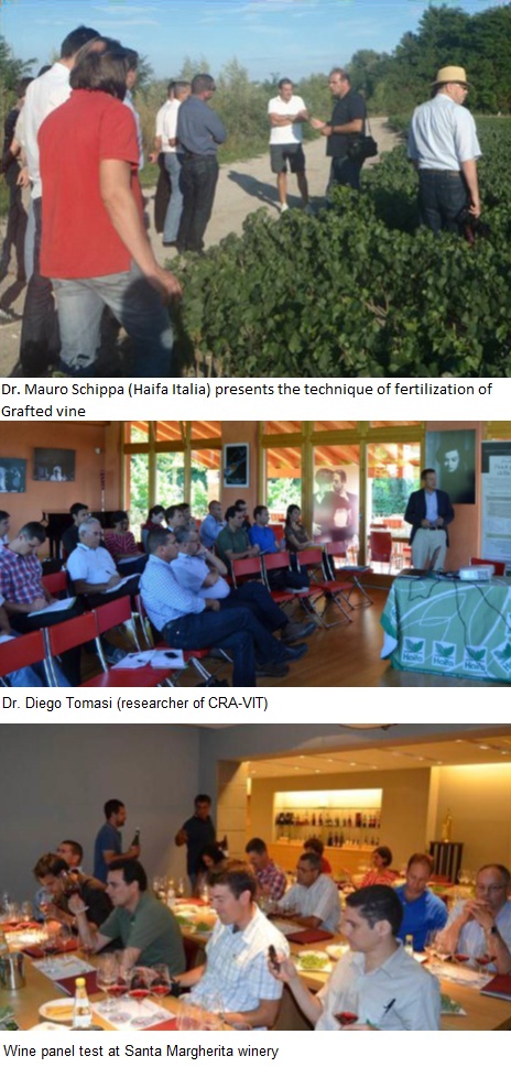 Haifa U seminar in Italy: From a Grafted Vine to a Glass of Wine