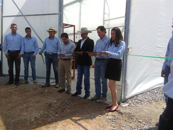 Los estudiantes de la Universidad CEICKOR inauguran su primer Invernadero.