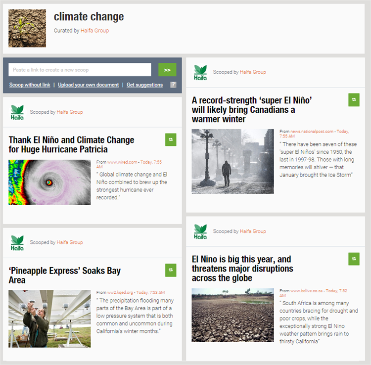 Climate Change News