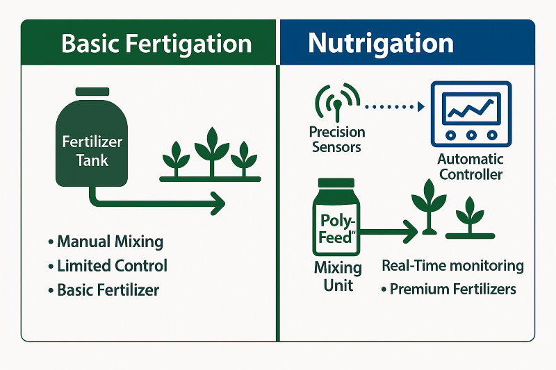 Fertrigation Vs Nutrigation
